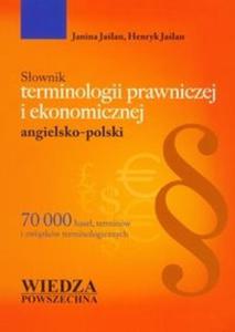 Sownik terminologii prawniczej i ekonomicznej angielsko-polski