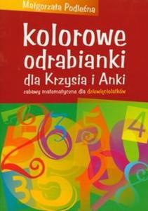 Kolorowe odrabianki dla Krzysia i Anki - 2825680501