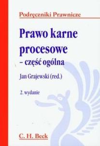 Prawo karne procesowe Cz oglna - 2825680518