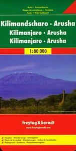 Kilimanjaro Arusha Road + Leisure map 1:80 000 - 2825680524