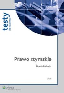 Prawo rzymskie. Testy dla studentw - 2825681342