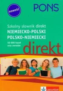 Szkolny sownik direkt niemiecko polski polsko niemiecki - 2825681538