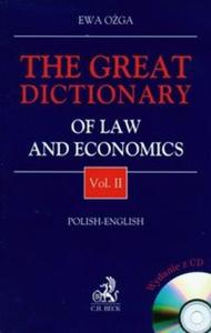 The great dictionary of law and economic vol.2 with CD - 2825681953