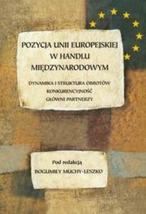 Pozycja Unii Europejskiej w handlu midzynarodowym