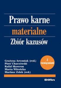 Prawo karne materialne Zbir kazusw z rozwizaniami - 2825682358