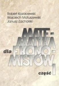 Matematyka dla ekonomistw cz 1 - 2825685072