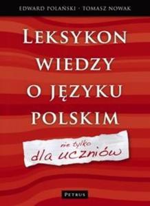 Leksykon wiedzy o jzyku polskim - 2825685315