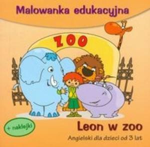Leon w Zoo Malowanka edukacyjna - 2825685901