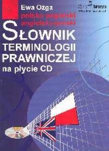 Sownik terminologii prawniczej na pycie CD polsko-angielski, angielsko-polski - 2825686602