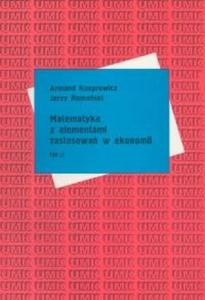 Matematyka z elementami zastosowa w ekonomii t.2 - 2825687474