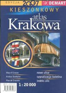 Krakw. Kieszonkowy atlas miasta 1:20 000 - 2825649778