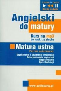Angielski do matury Matura ustna mp3 (Pyta CD) - 2825688065