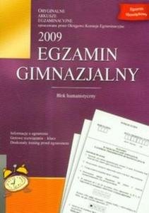 Egzamin gimnazjalny 2009 Blok humanistyczny - 2825688804