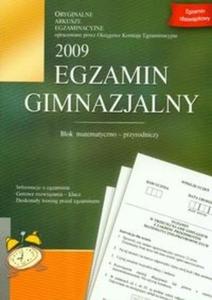 Egzamin gimnazjalny 2009 Blok matematyczno przyrodniczy - 2825688805