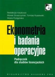 Ekonometria i badania operacyjne - 2825689173