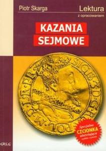 Kazania sejmowe. Lektura z opracowaniem - 2825689363