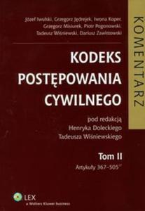 Kodeks postpowania cywilnego Komentarz t. 2