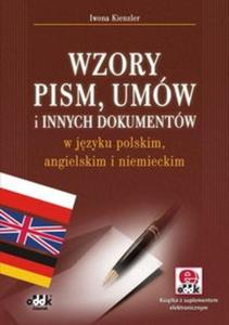 Wzory pism umw i innych dokumentw w jzyku polskim angielskim i niemieckim - 2825689982