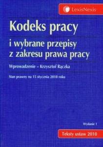 Kodeks pracy i wybrane przepisy z zakresu prawa pracy - 2825690302