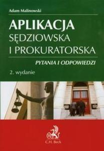 Aplikacja sdziowska i prokuratorska Pytania i odpowiedzi - 2825691117