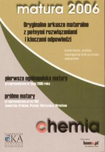Chemia Matura 2006 Oryginalne arkusze maturalne z penymi rozwizaniami i kluczami odpowiedzi - 2825650189