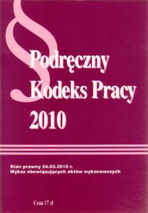 Podrczny kodeks pracy 2010 - 2825694200