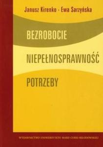 Bezrobocie Niepenosprawno Potrzeby - 2825695575