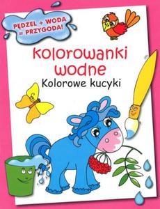 Kolorowanki wodne Kolorowe kucyki - 2825695862