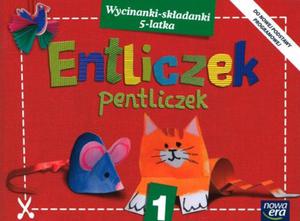 Entliczek Pentliczek 1 wycinanki-skadanki 5-latka - 2825696825