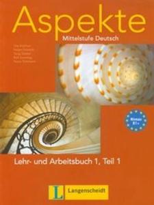 Aspekte 1 B1+ Lehr und Arbeitsbuch Teil 1 z pyt CD - 2825697132