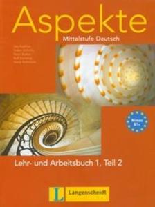 Aspekte 1 B1+ Lehr und Arbeitsbuch Teil 2 z pyt CD - 2825697133