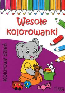 Wesoe kolorowanki Kolorowy dzie - 2825697420