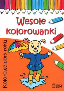 Wesoe kolorowanki. Kolorowe pory roku - 2825697421