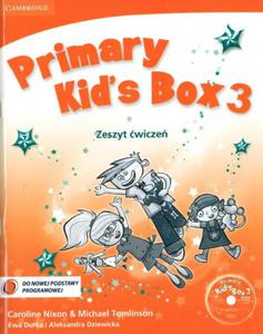 Primary Kid's Box 3 Zeszyt wicze z pyt CD - 2825697432