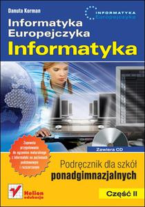 Informatyka Europejczyka Informatyka Cz 2 Podrcznik z pyt CD