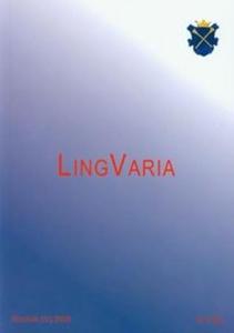 LingVaria 2/2009 rok IV