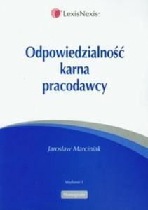 Odpowiedzialno karna pracodawcy - 2825698357