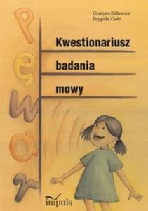 Kwestionariusz badania mowy - 2825698375