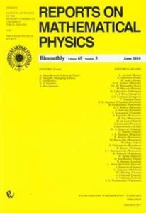 Reports on Mathematical Physics 65/3 2010 - 2825698515