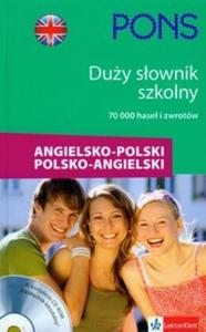 PONS Duy sownik szkolny angielsko-polski, polsko-angielski z pyt CD - 2825698882