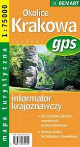 Okolice Krakowa - mapa turystyczna gps