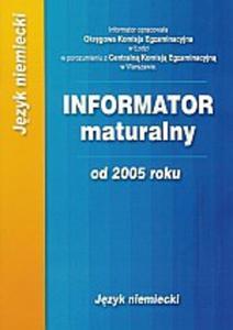 Informator maturalny - jzyk niemiecki - 2825651265