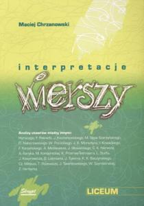 Interpretacje wierszy. Liceum - 2825651283