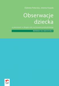 Obserwacje dziecka Materiay dla nauczyciela - 2825703271