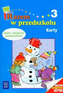 Razem w przedszkolu 3 Karty pracy - 2825704166