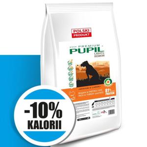 PUPIL Premium Light & Senior Medium & Large Indyk 3kg - 2858987447