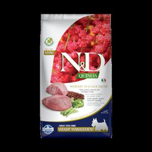FARMINA N&D QUINOA WEIGHT MANAGEMENT Adult Mini Lamb, Quinoa, Broccoli 2,5kg - 2868874196