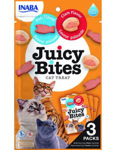 INABA Wilgotne przysmaki Juicy Bites - Ryba i mae (3 x 11,3g) - 2878141966