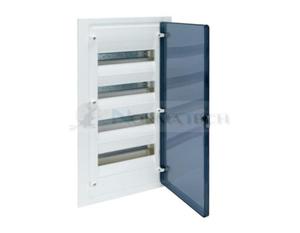 Rozdzielnica moduowa 4x12 podtynkowa p/t IP40 Golf 688x352mm VF412TD Hager drzwi przezroczyste transparentne dymione - 2860623065