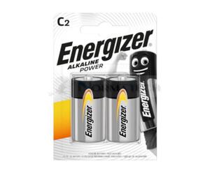 Bateria alkaliczna Energizer Alkaline Power AP LR14 LR14/C C2 C-LR14 LR-14 C R14 1,5V 2 sztuki blister baterie alkaliczne - 2860623267